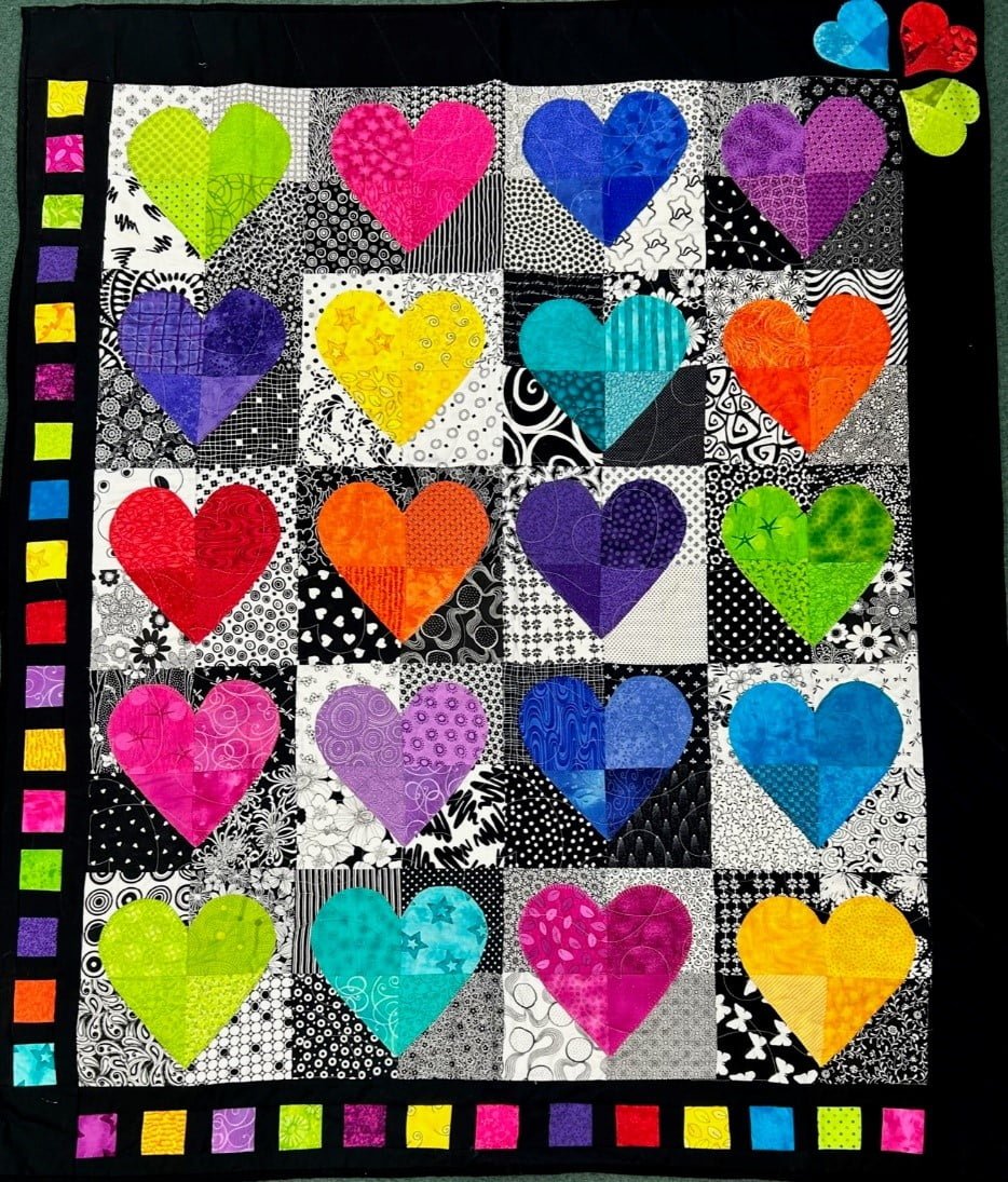 Hearts Galore Quilt with Anne Maree Jacobs, 19 January 2024